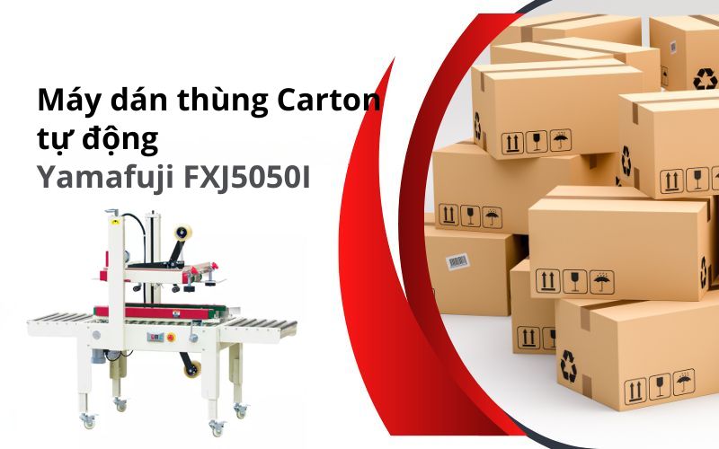 Máy dán thùng Carton tự động Yamafuji FXJ5050I