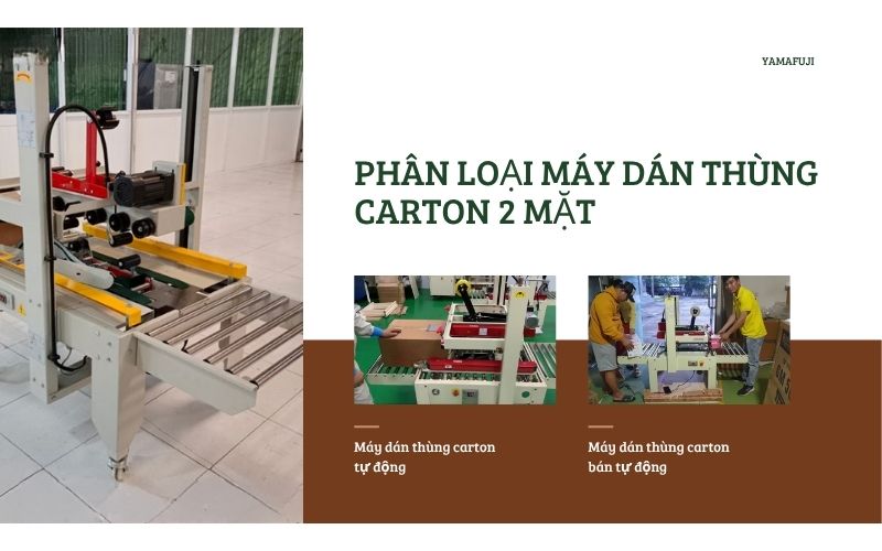 Phân loại máy dán thùng carton 2 mặt