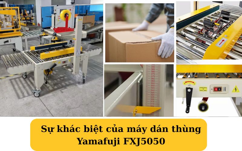 Sự khác biệt của máy dán thùng Yamafuji FXJ5050