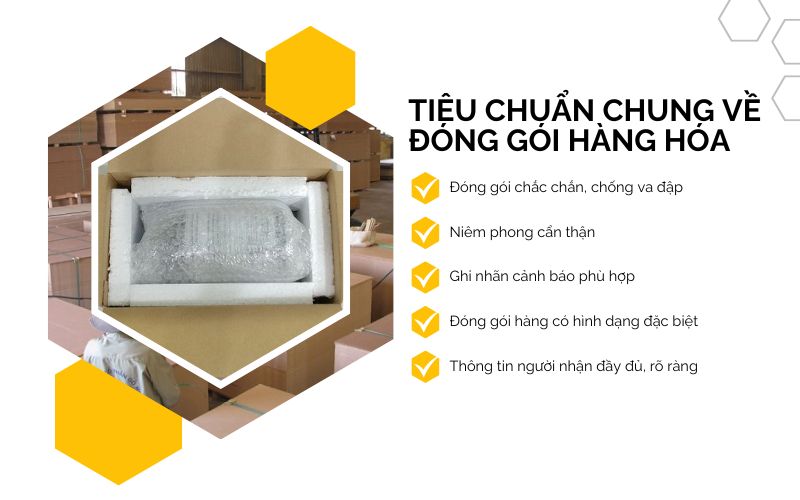 Tiêu chuẩn chung về đóng gói hàng hóa