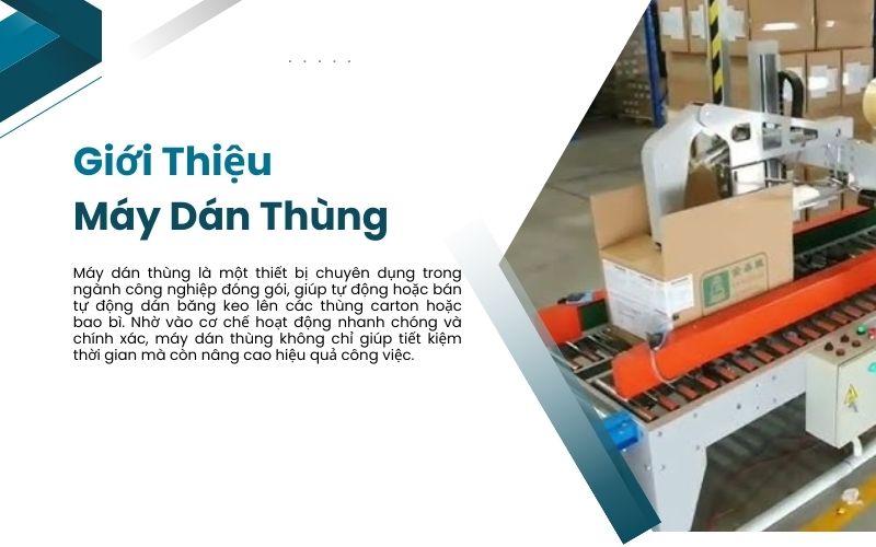 Giới thiệu về máy dán thùng