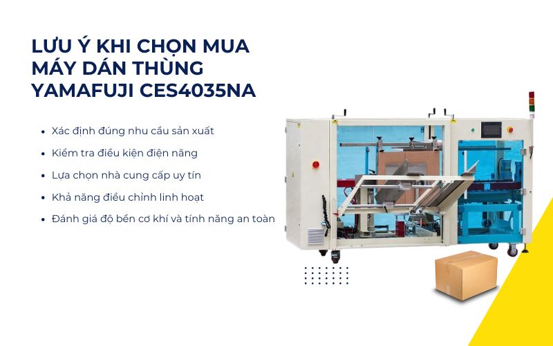 lưu ý khi chọn mua máy dán thùng Yamafuji CES4035NA