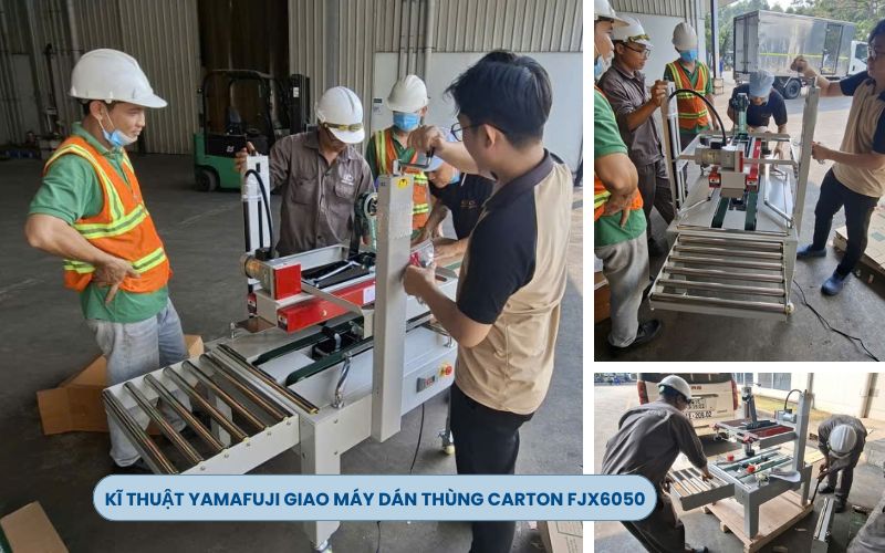 Kĩ thuật Yamafuji giao máy dán thùng carton FJX6050