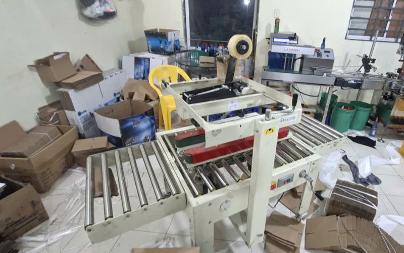 Máy dán thùng carton 6050 đã qua sử dụng  