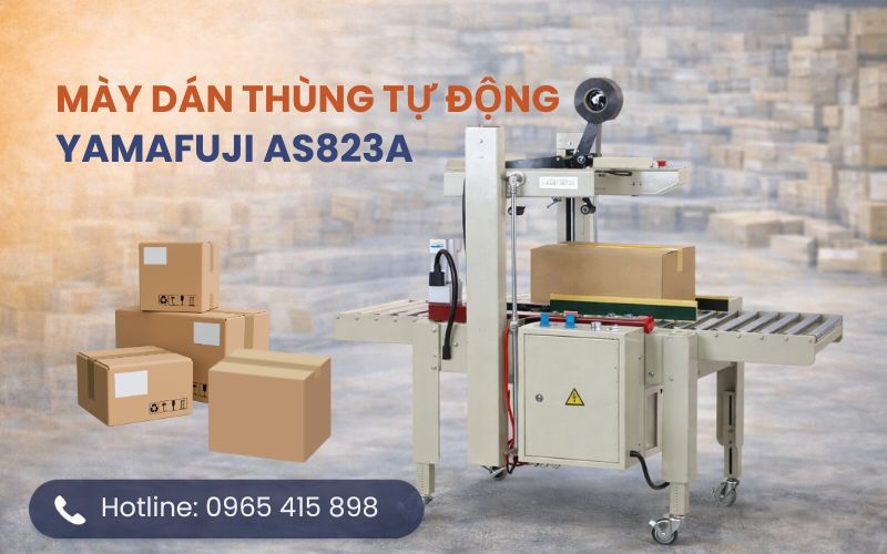 Máy dán thùng tự động Yamafuji AS823A chính hãng