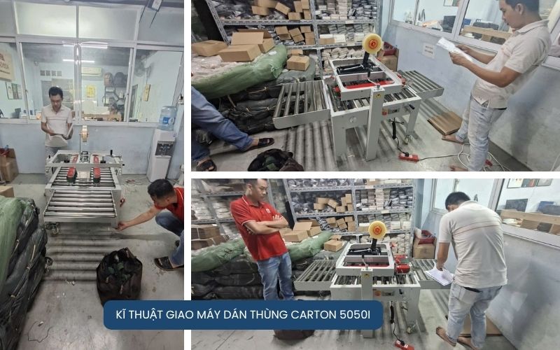 Kĩ thuật giao máy dán thùng carton 5050i