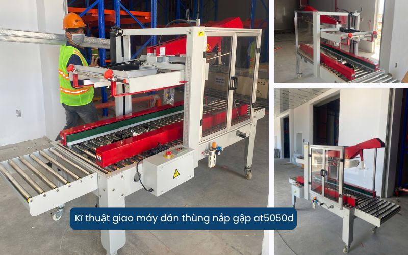 Kĩ thuật giao máy dán thùng nắp gập at5050d