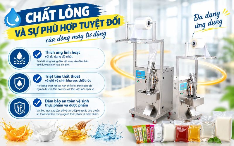 Chất lỏng và sự phù hợp tuyệt đối của dòng máy tự động
