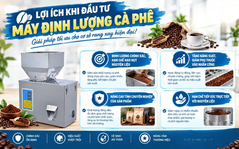 Lợi ích khi đầu tư máy định lượng cà phê