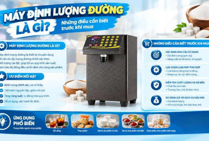 Máy định lượng đường là gì? Những điều cần biết trước khi mua