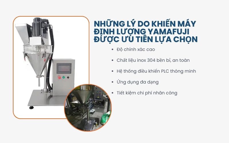 Những lý do khiến máy định lượng Yamafuji được ưu tiên lựa chọn