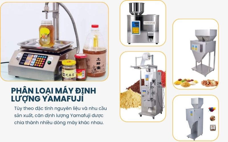 Phân loại máy định lượng Yamafuji phổ biến