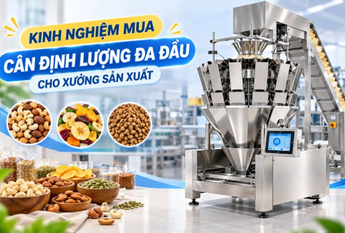 Kinh nghiệm mua cân định lượng đa đầu cho xưởng sản xuất