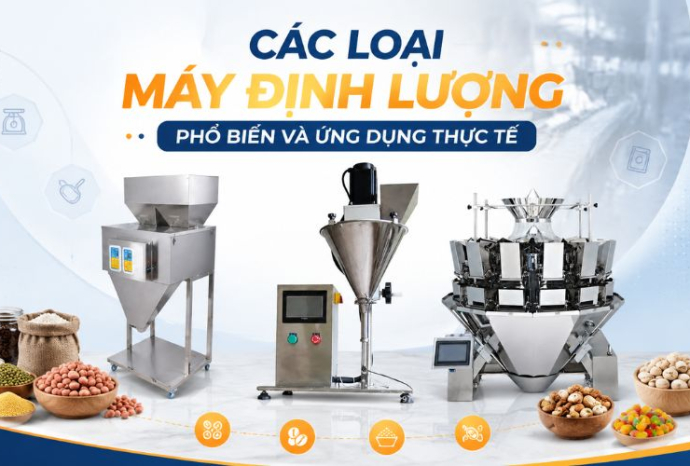 Các loại máy cân định lượng phổ biến và ứng dụng