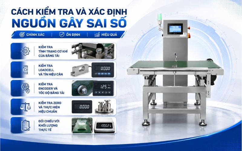 Cách kiểm tra và xác định nguồn gây sai số