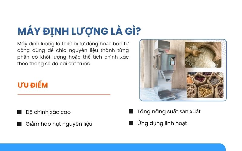 Máy định lượng là gì? Ưu điểm