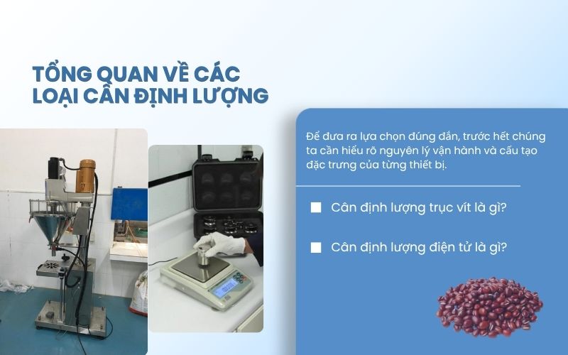 Tổng quan về các loại cân định lượng