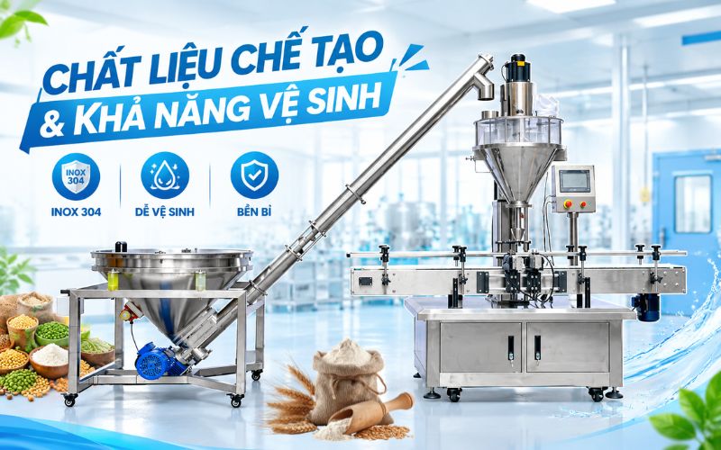 Chất liệu chế tạo và khả năng vệ sinh