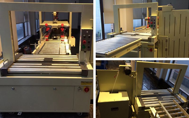 Dây chuyền máy đóng thùng carton tự động  