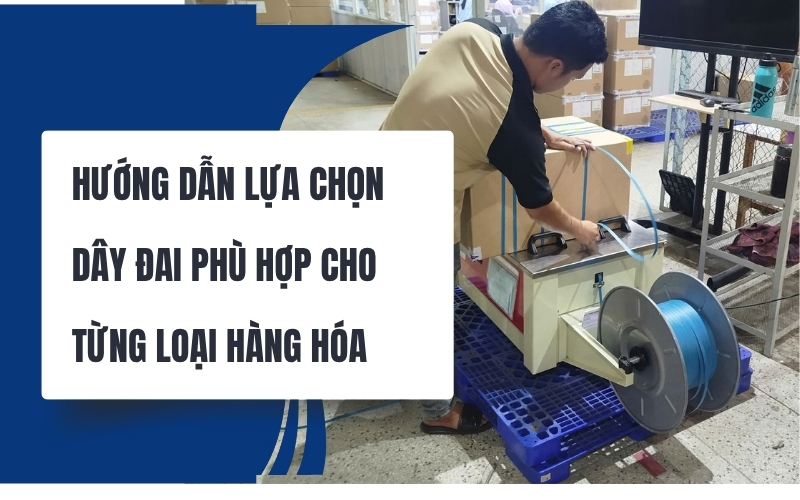 Hướng dẫn lựa chọn dây đai phù hợp cho từng loại hàng hóa