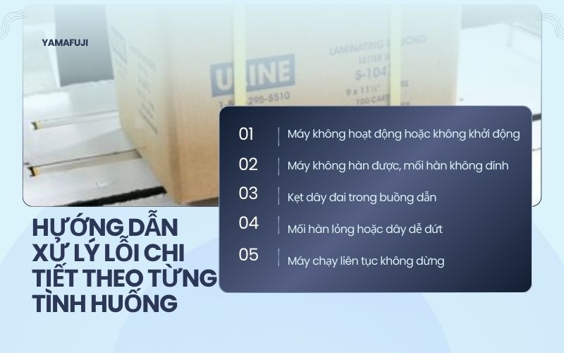 Hướng dẫn xử lý lỗi chi tiết theo từng tình huống