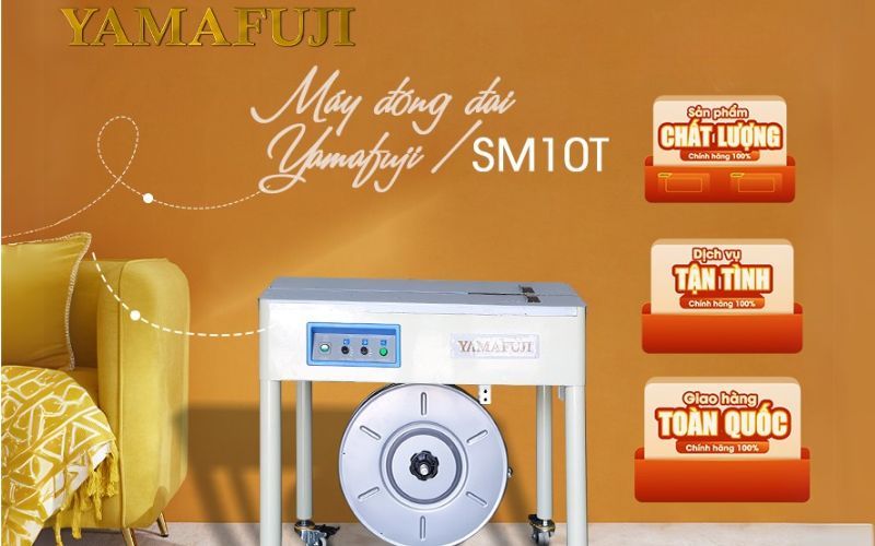 Máy đóng đai thùng Yamafuji SM10T