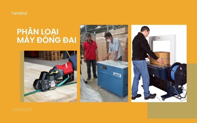 Phân loại máy đóng đai 