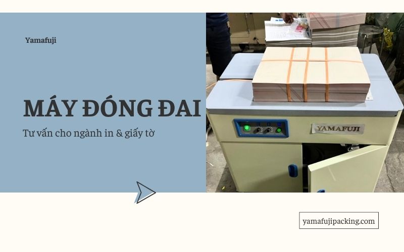 Tư vấn về máy đóng đai cho ngành in & giấy tờ