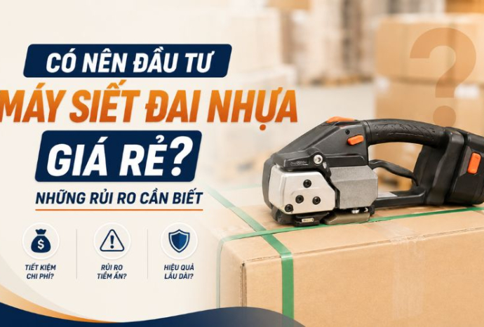 Có nên đầu tư máy siết đai nhựa giá rẻ? Những rủi ro cần biết