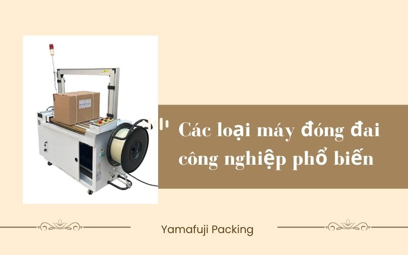 Các loại máy đóng đai công nghiệp phổ biến