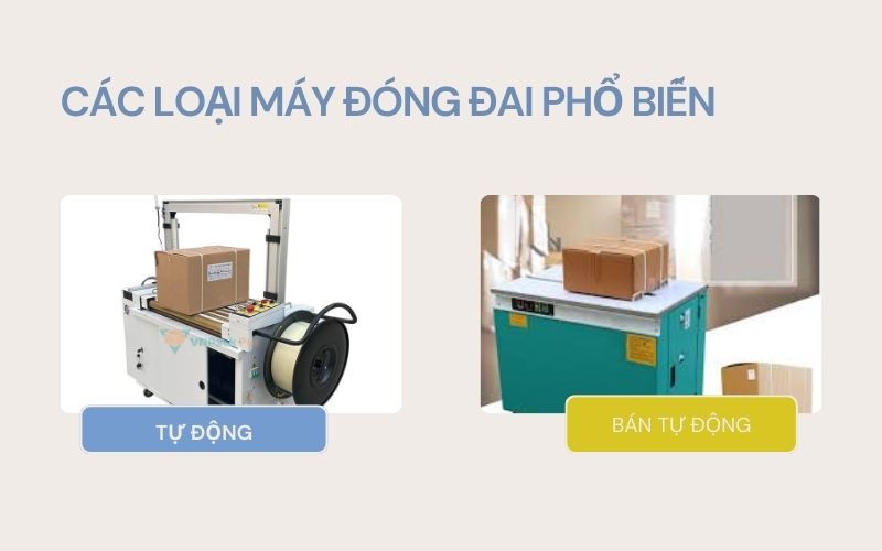 Các loại máy đóng đai phổ biến