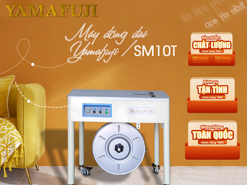 Máy đóng đai thùng Yamafuji SM10T (2 motor)