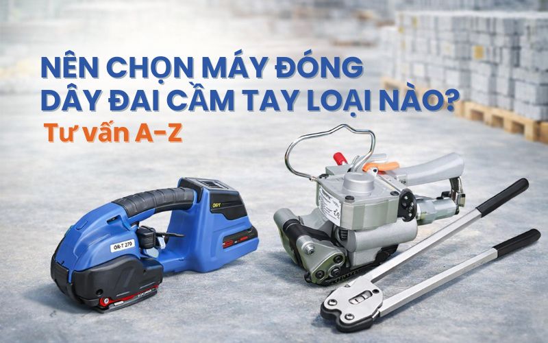 Nên chọn máy đóng dây đai cầm tay loại nào?