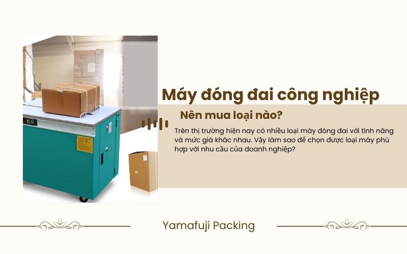 Máy đóng đai công nghiệp: Nên mua loại nào