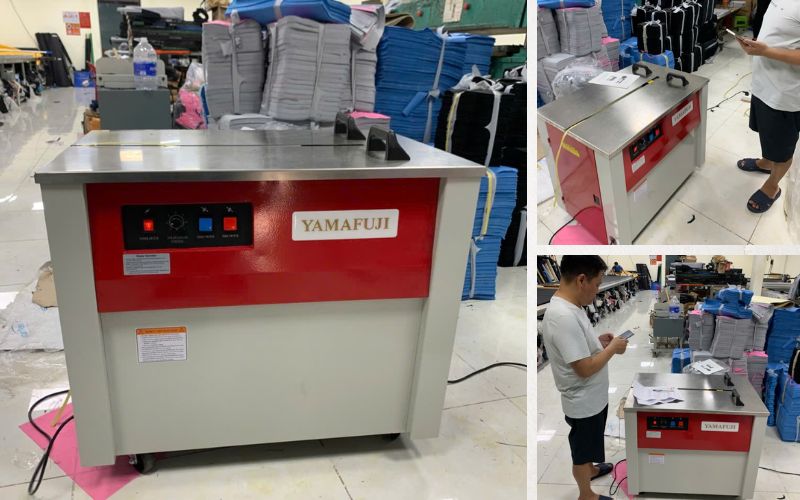 Kĩ thuật bàn giao máy đóng đai KZB-1 cho khách