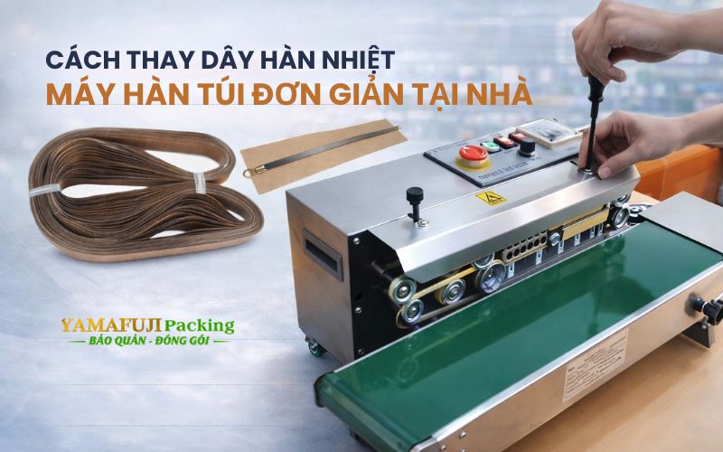 Cách thay dây hàn nhiệt máy hàn túi đơn giản tại nhà