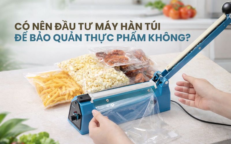 Có nên đầu tư máy hàn túi để bảo quản thực phẩm không