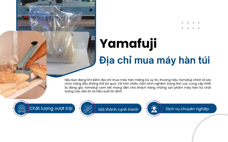 Địa chỉ mua máy hàn túi uy tín