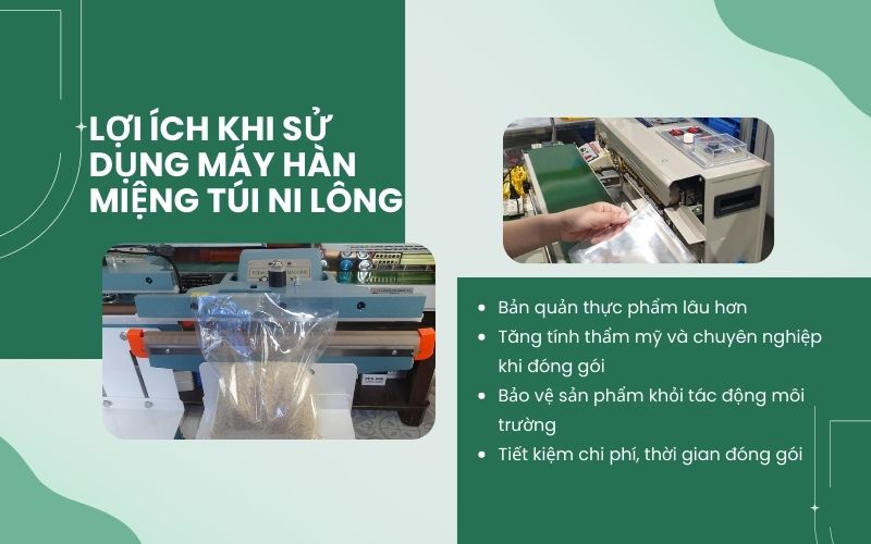 Lợi ích khi sử dụng máy hàn miệng túi ni lông