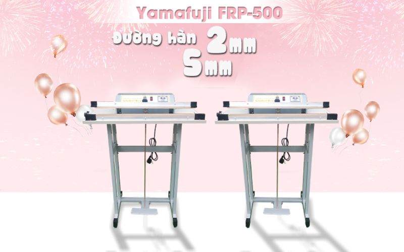 Máy dán miệng túi đạp chân Yamafuji FRP-500 hàn