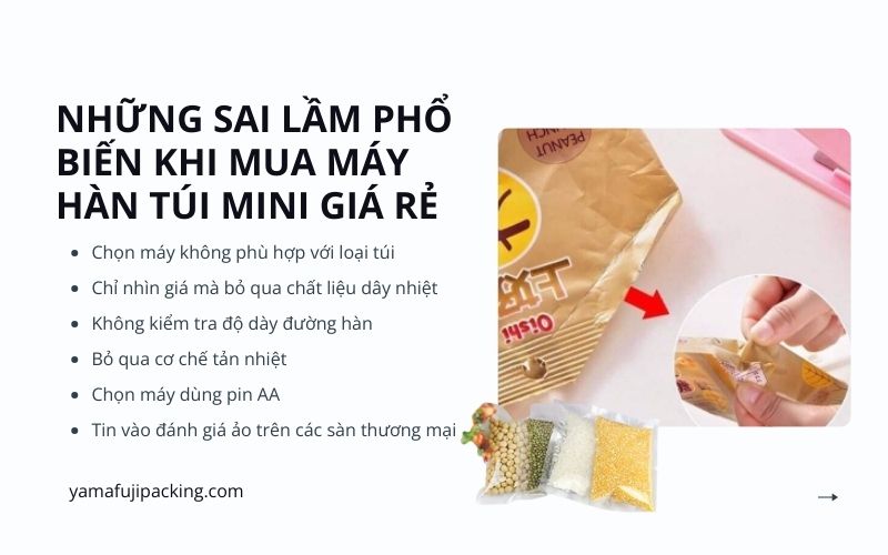 Những sai lầm phổ biến khi mua máy hàn túi mini giá rẻ