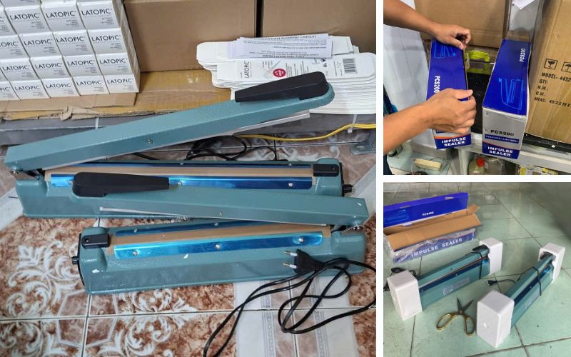 Yamafuji bàn giao máy hàn miệng túi mini cho khách