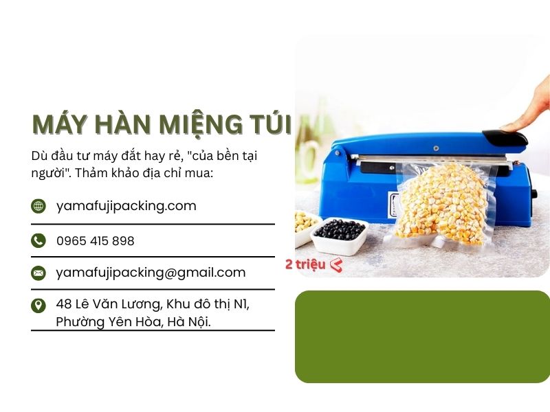 địa chỉ liên hệ mua máy hàn miệng túi dưới 2 triệu 