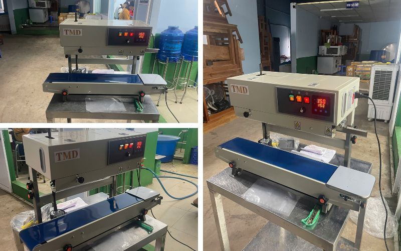 kĩ thuật bàn giao máy hàn miệng túi TMD FR 900 