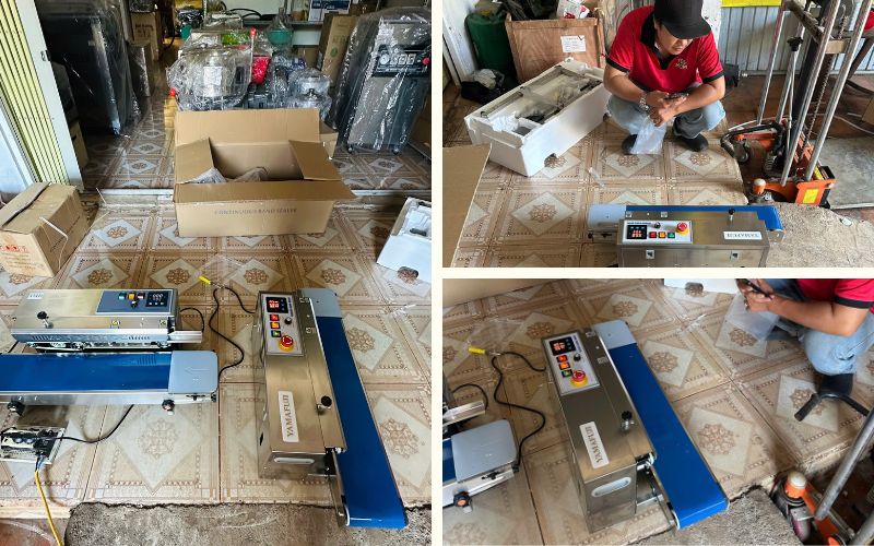 kĩ thuật bàn giao máy hàn túi fr750w inox