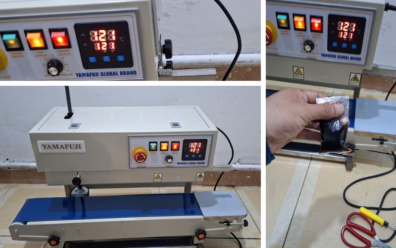 kỹ thuật Yamafuji bàn giao máy hàn túi Yamafuji