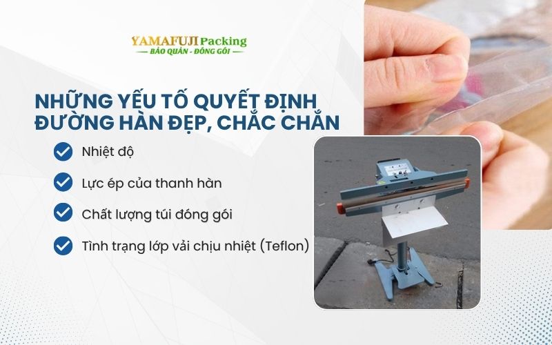 Những yếu tố quyết định đường hàn đẹp, chắc chắn