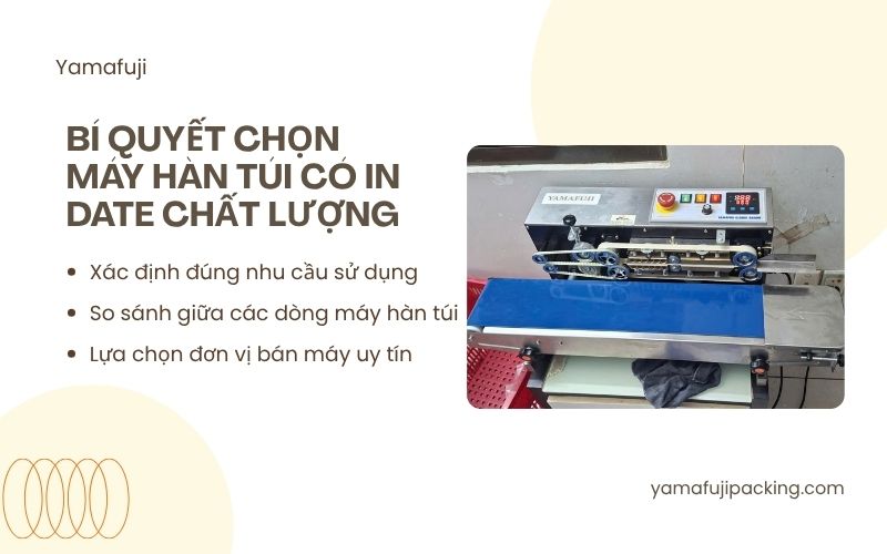 Bí quyết chọn máy hàn túi có in date chất lượng