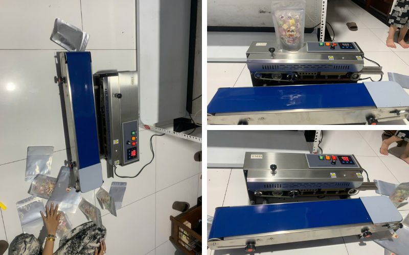 Kĩ thuật bàn giao hàn túi Fr-900 inox TMD