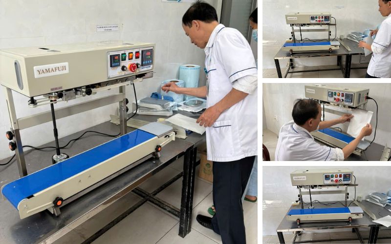 Kĩ thuật giao máy hàn túi frd1000 chân đứng